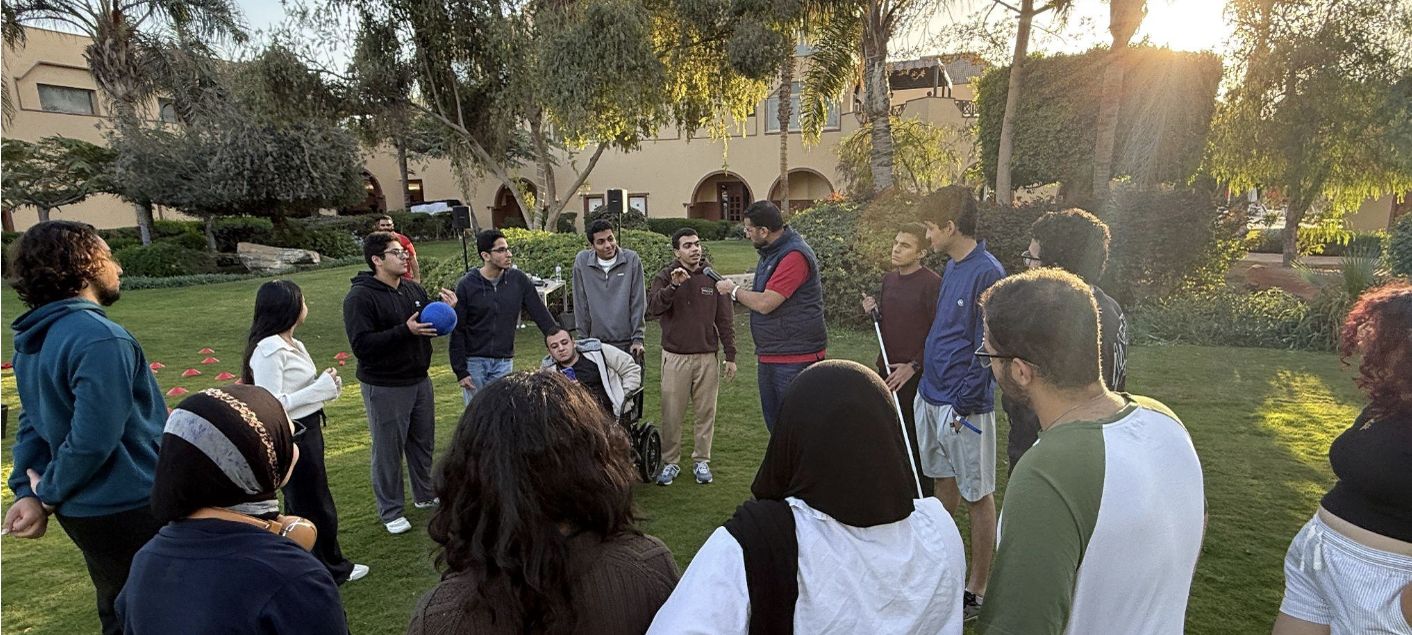 A circle at a scholars’ retreat.